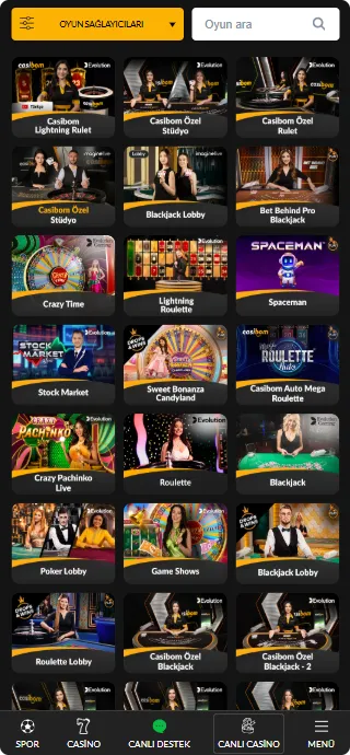 Casibom Casino app download APK